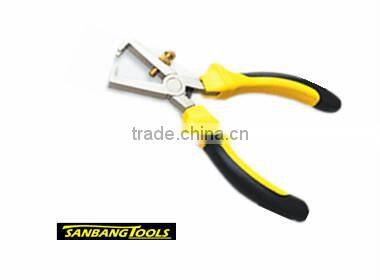 Wire stripping pliers