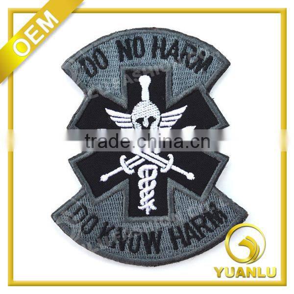 High Quality Computer Embroidery Patches for Men's Coat