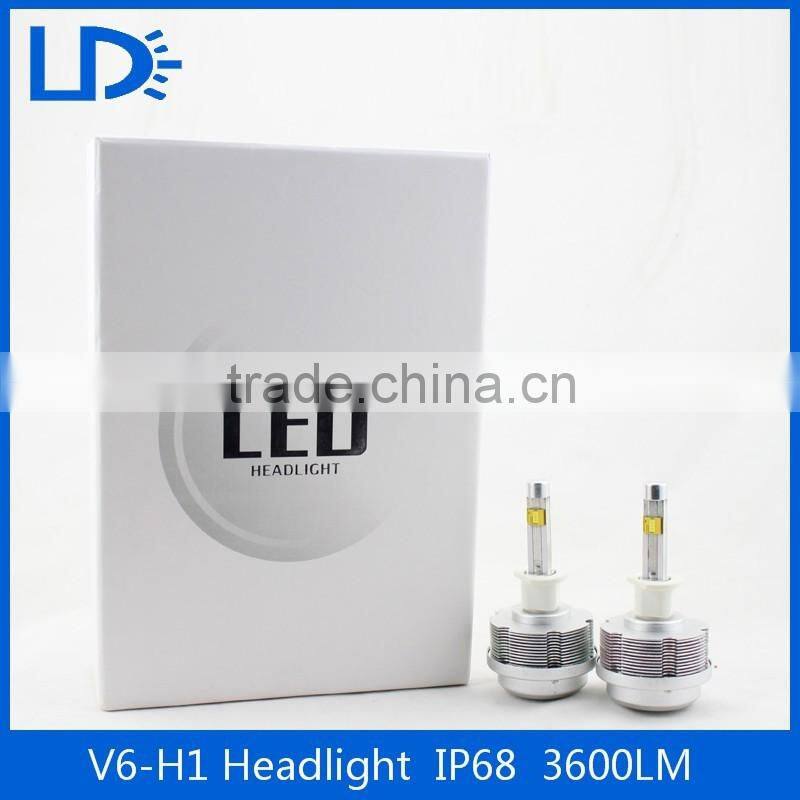 Waterproof IP68 6500k 30w 12v 24v H1 H3 H7 9006 Led Light Bulb Led Headlamp Car H1