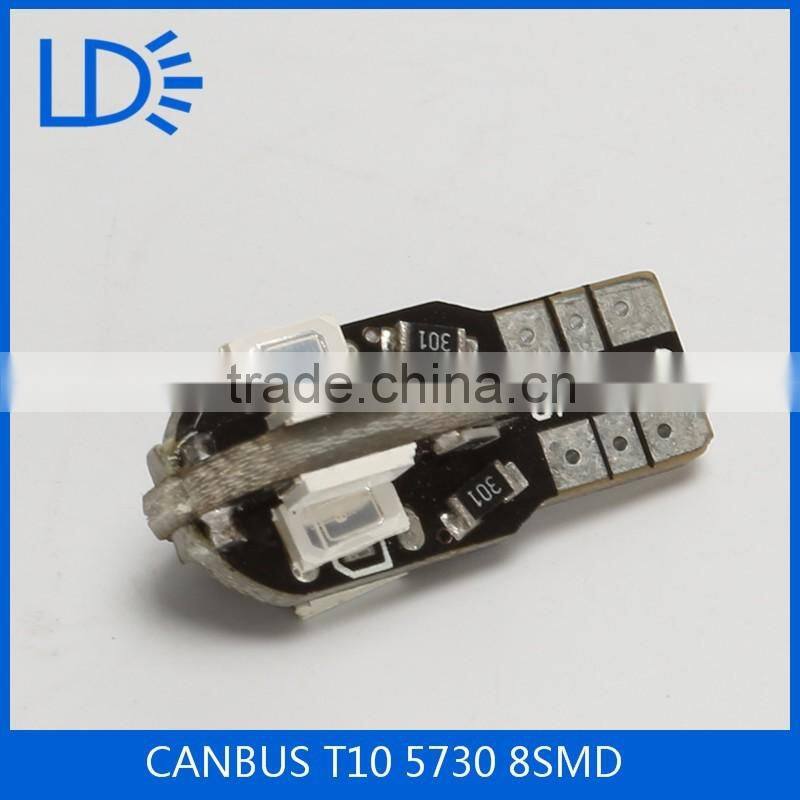 CANBUS car smd light 8pcs 5730 smd car light bulbs