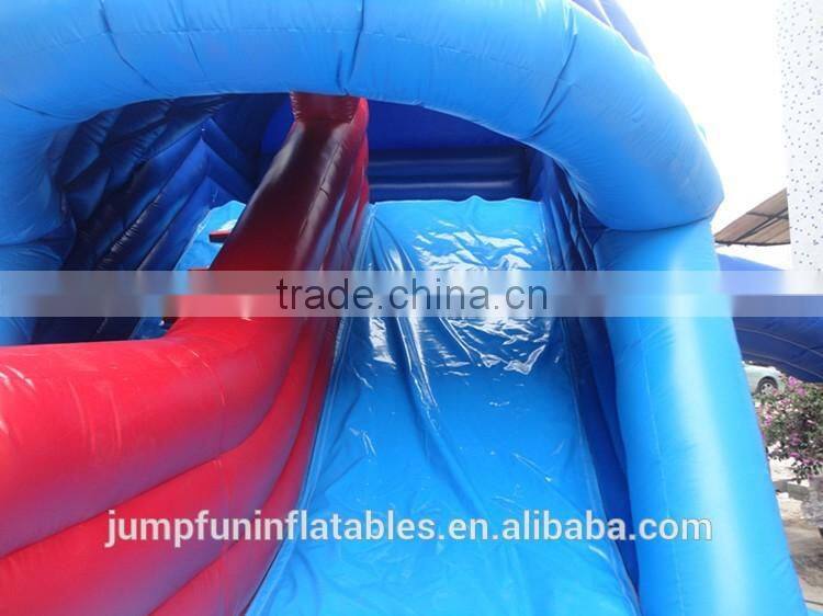 factory direct selling dolphin shape inflatable waterslides