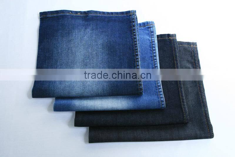 Woven Twill 54/56" Indigo Fine Slub Cotton Elasticity Denims 9.6oz