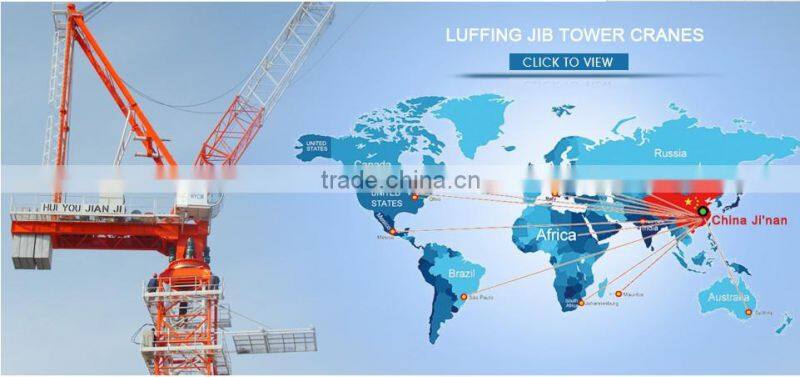 Shandong HYCM new condition tower crane QTZ160 5030 12 ton