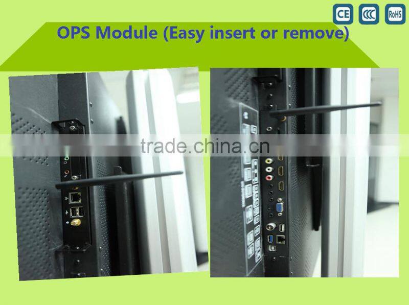 65 inch 2k full HD win8&android 4.1 dual sys TV cheap touch screen all in one pc