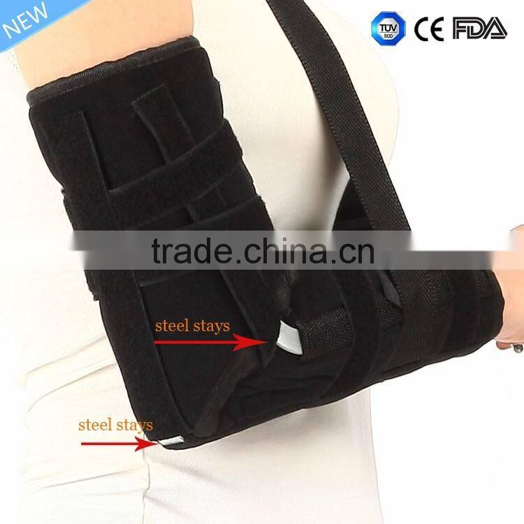 Orthopedic elbow brace - arm splint medical elbow support for sprained or fracture
