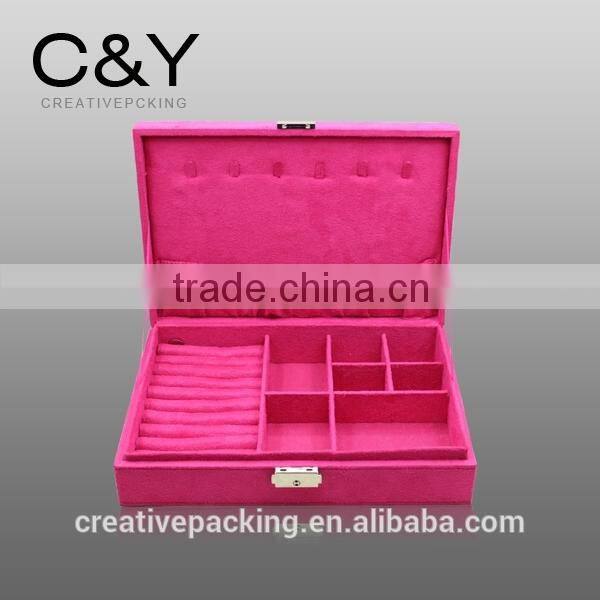 Sweet colorful leather jewelry gift box for wholesale