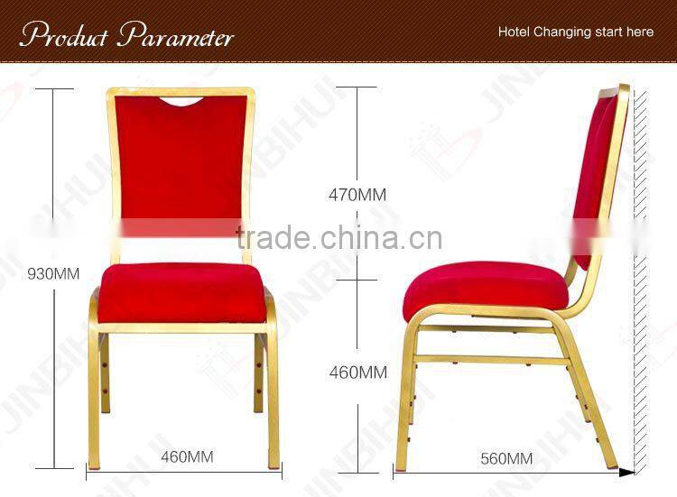 Fabric upholstery BH-G3102 modern stackable restaurant chair