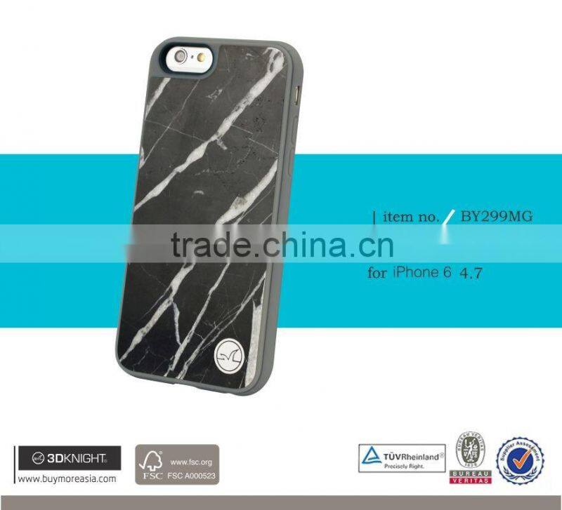 marble phone case for iphone 6,high quality custom logo phone marble back TPU cover case