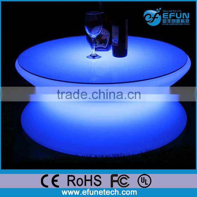 modern design RGB color led bar table,led light cafe chairs and tables