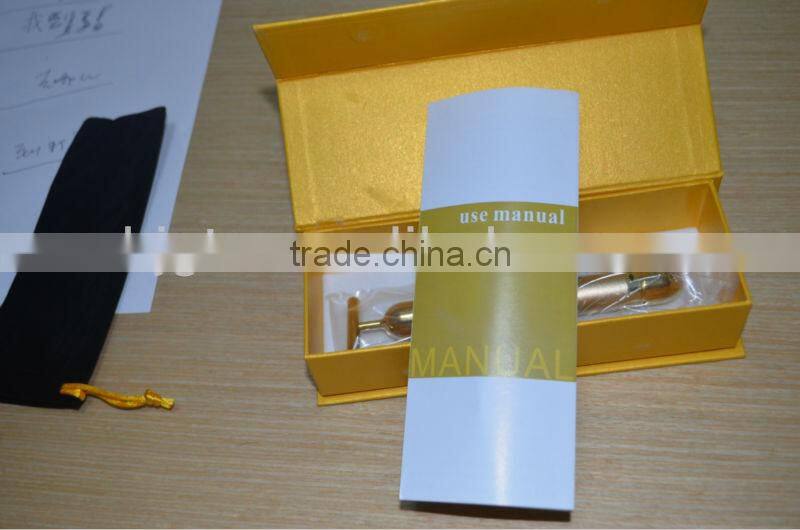 Electric 24K Gold Facial Massager For Wrinkle Removal Skin Lifting