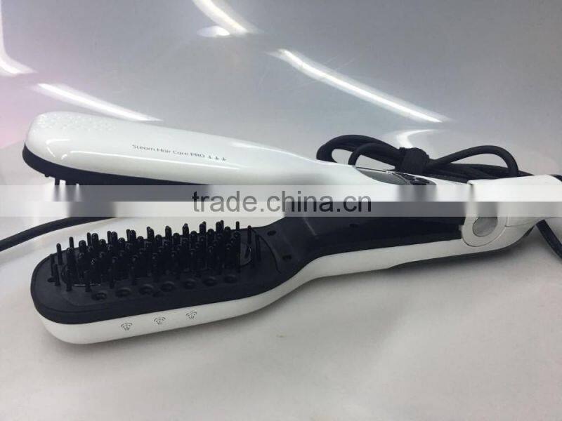 2016 Christmas best gift for female electric hair straightening brush