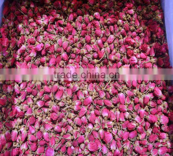Dried pink rose buds for medicine raw or tea