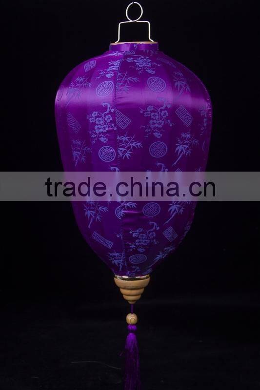 2015 latest design high quality hanging jacquard lantern wholesale