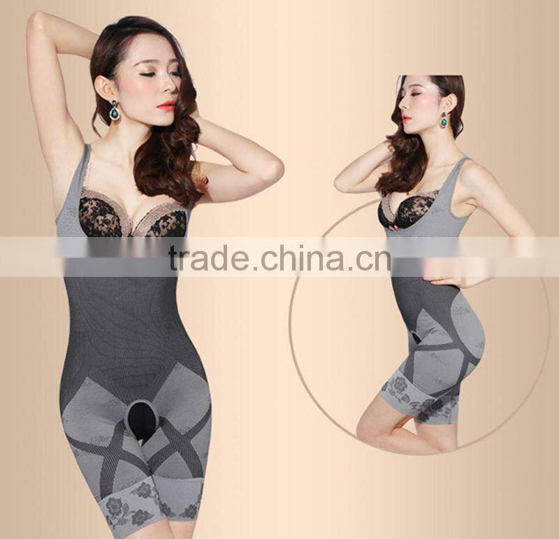 Gray Color Eco-Friendly Sexy Women's Natural Bamboo Charcoal Slimming Body Shaper X-XL OR XXL-XXXL