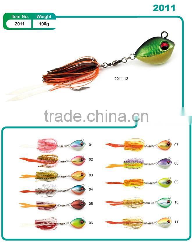 rubber jigging head , professinal fishing lure 2017