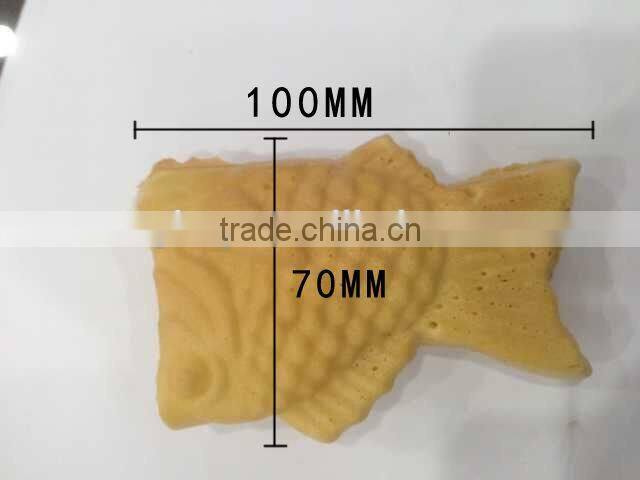 Korean Open Mouth Fish Waffle Machine Ice Cream Cone Taiyaki Machine