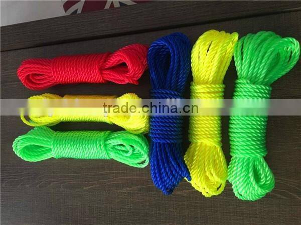 Good Quality Nylon Rope Plastic Braided Color Rope Made In Linyi