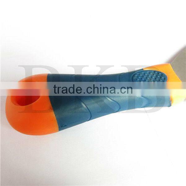 12cm stainless steel wide putty knife with soft double color rubber handle