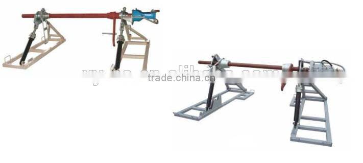 5 Ton Hydraulic Conductor Reel Stands Wire Reel Stand Used Along With Tensioner
