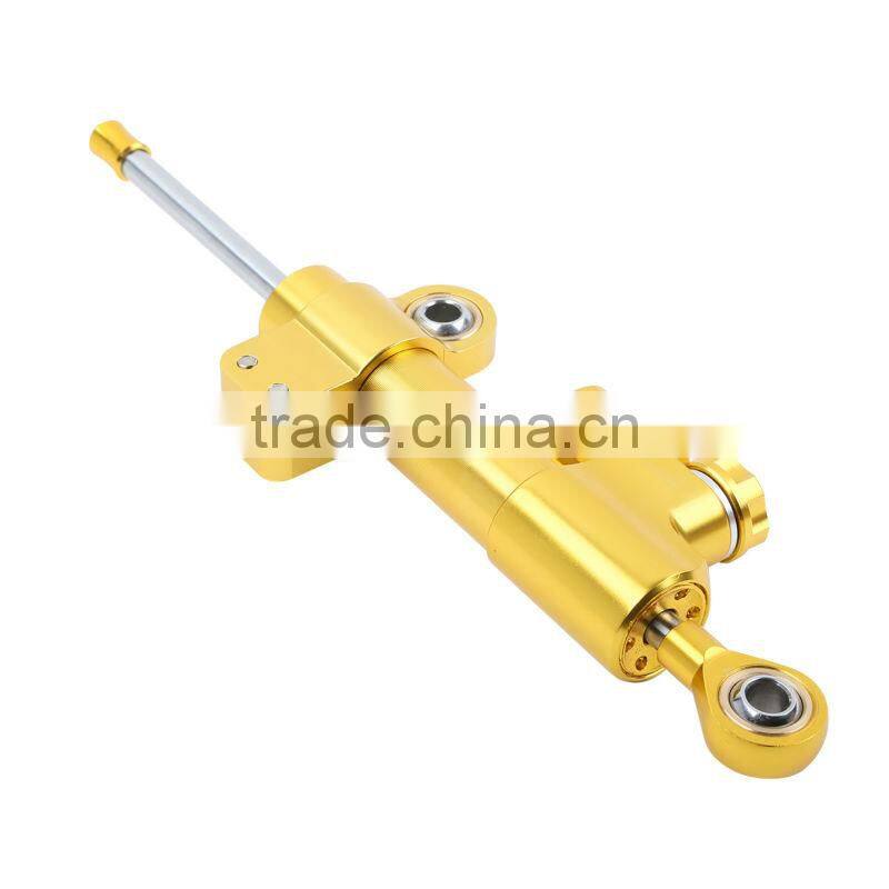 for Universial Motorcycle Adjustable Steering Damper Stabilizer Top Quality Gold