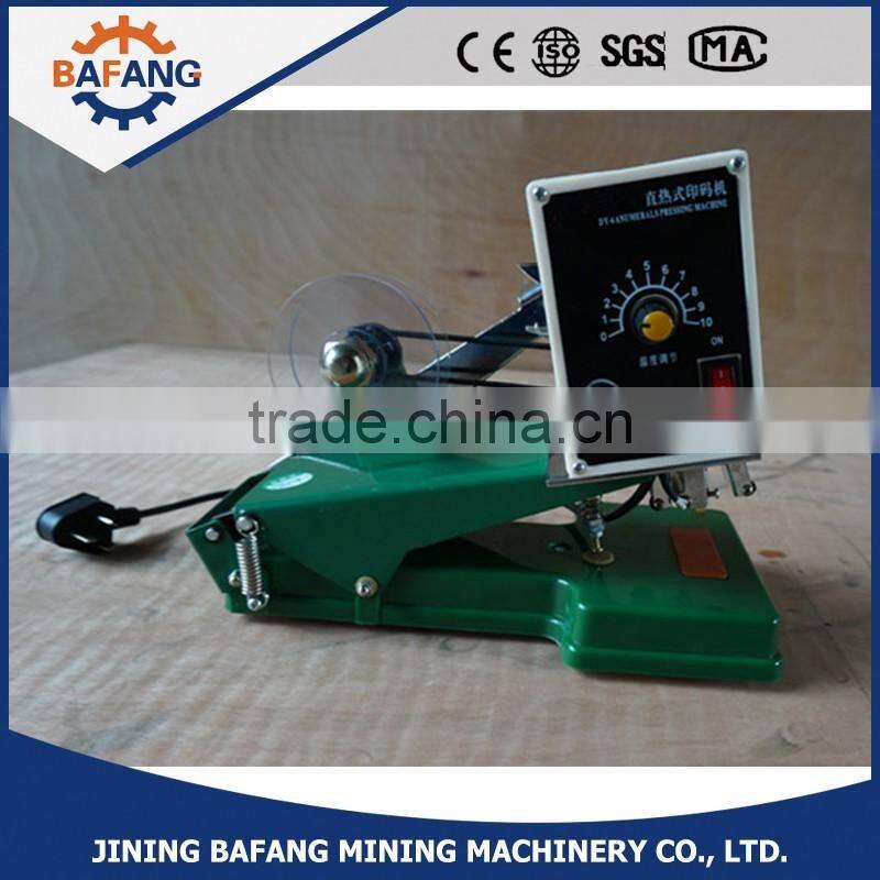 Manual ribbon coding machine paper card date printer