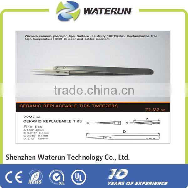 best esd 72MZ heat resistantance ceramic tweezers