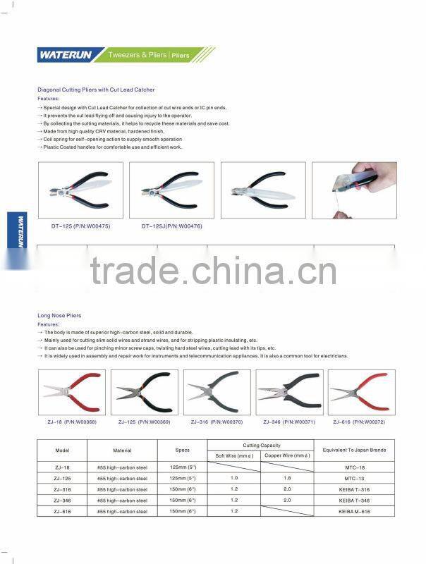 ZJ-18 Long Pointed Nose Pliers(equivalent to MTC-18 )
