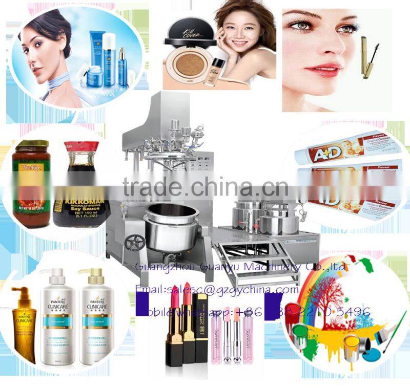 CE Certificated stainless steel cosmetics emuslifying mixer on sales