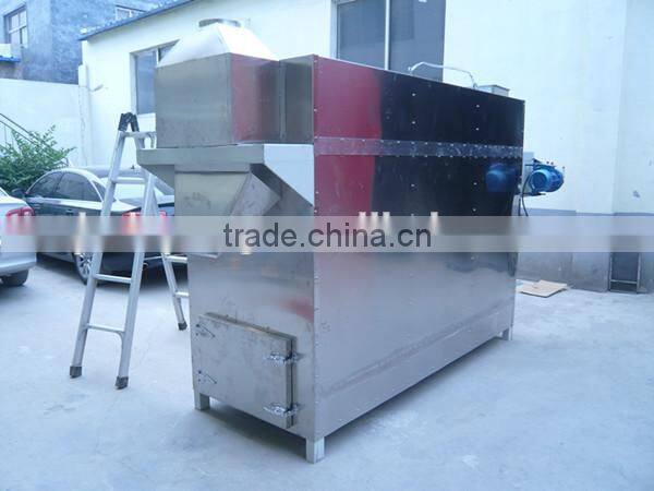 Series of hot air puffer/roaster for popcorn /corn flakes /shrimp pellet/ 3d 2d snack pellet from Jinan DP machinery