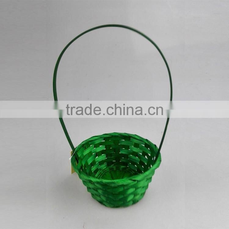 Easter decoration items wholesale cheap colorful felt easter basket