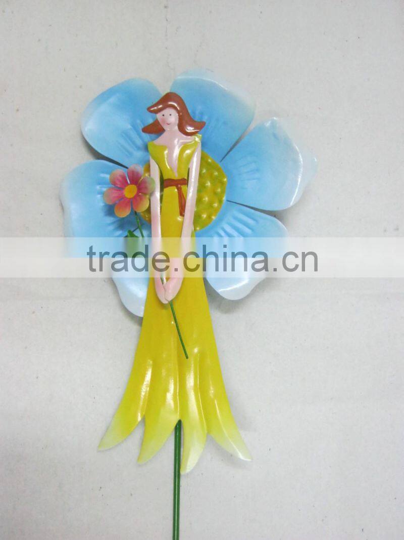 fairy garden stake 2015 newest metal fairy stake fairy garden pick fairy garden decoration garden decor fairy stakes