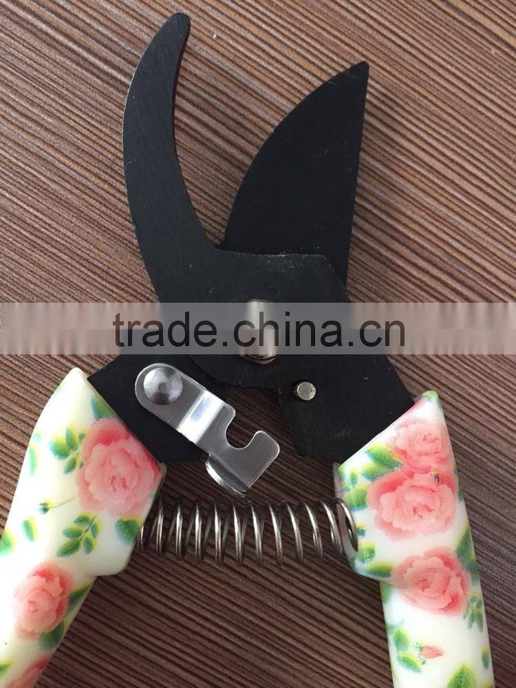beatiful flower printing pruner