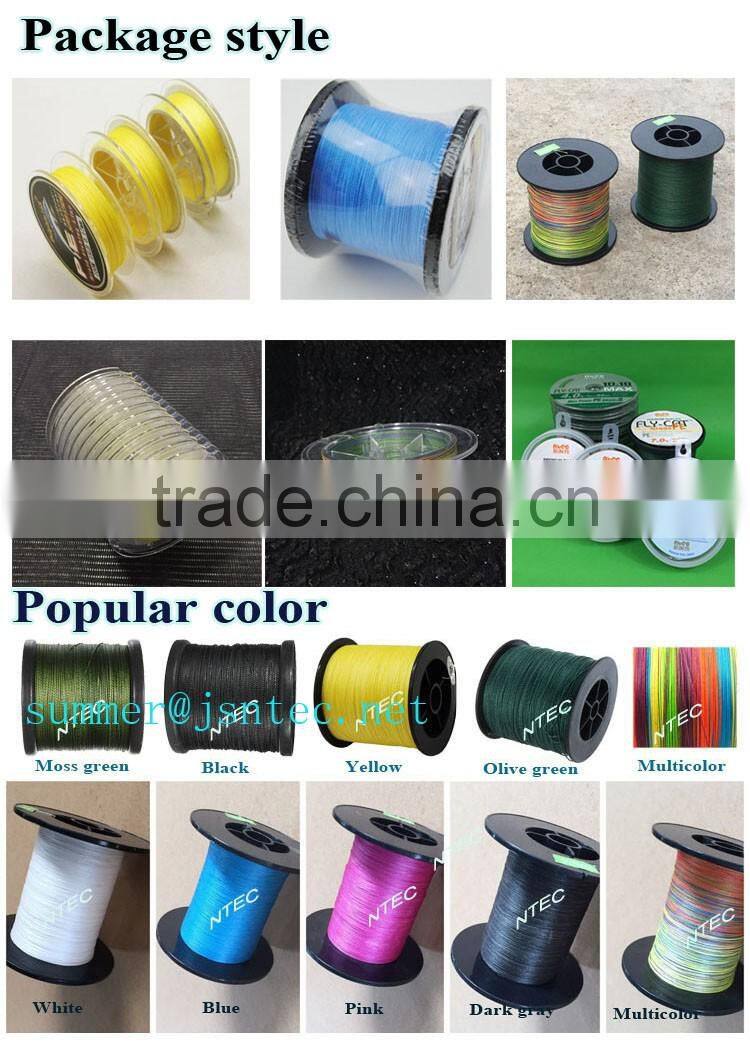 Multi-color 150m 1.0# 0.16mm 8 strand PE braided fishing line
