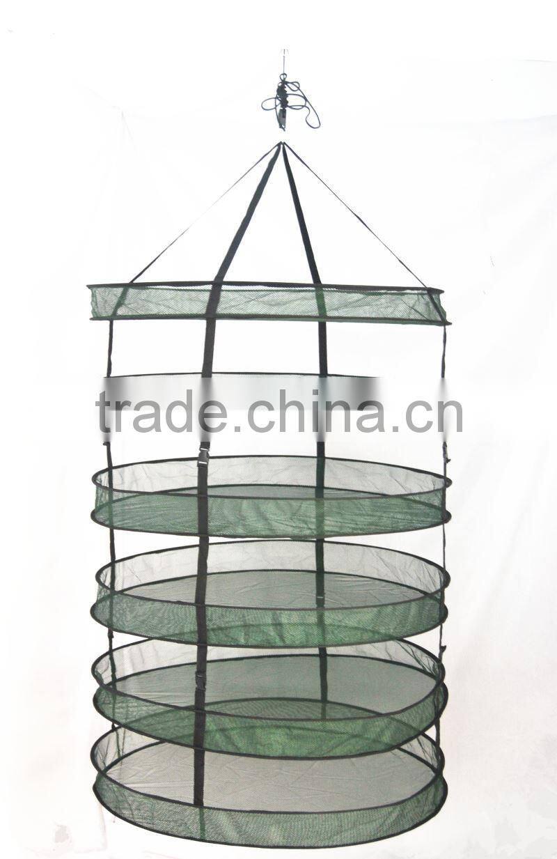 2016 hot sale round mesh drying rack /6 layer detachable drying net