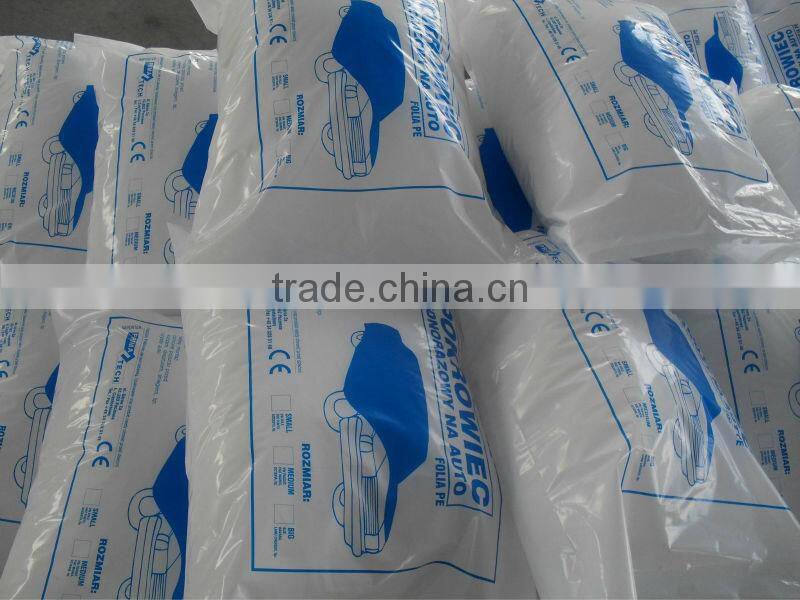 Automatic disposable waterproof flood car bag cover