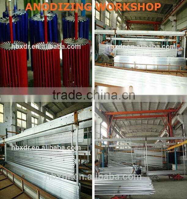Aluminum frame profile for trade show booth structure