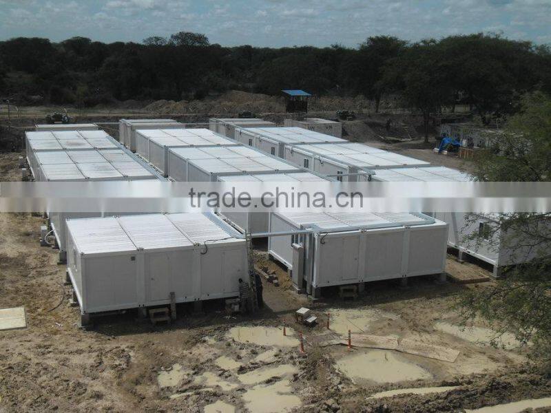 Easy movable flat pack storage container