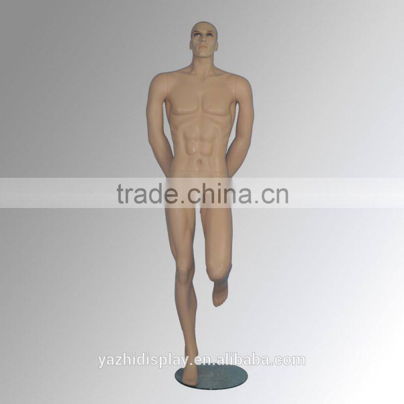 wholesale natural hair sport muscle male mannequin for sale