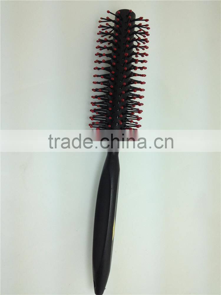 Plastic Full Round Hair Brush Massage Hot Curling Brush