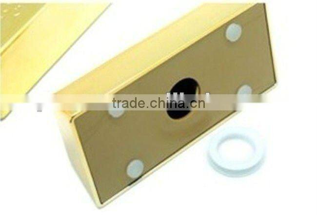 Golden money box,money box,goldbrick shape money box