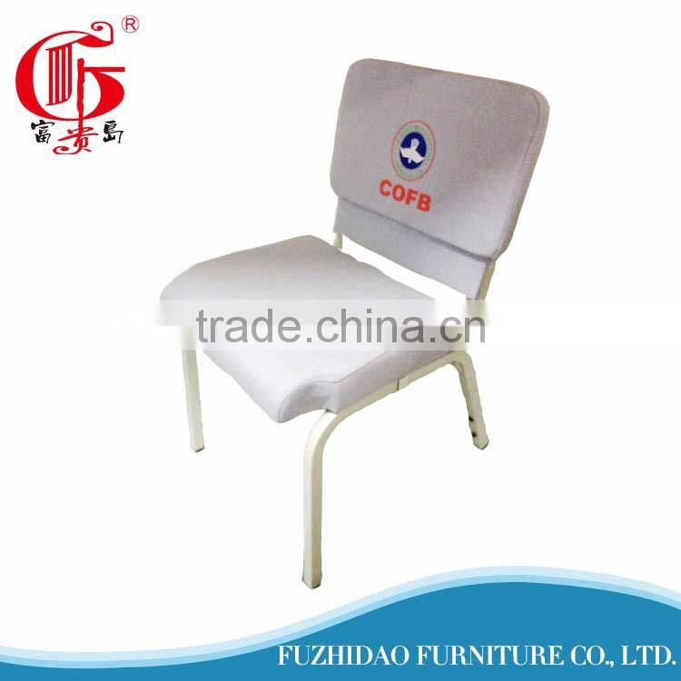 Cheap price metel legs church chair used