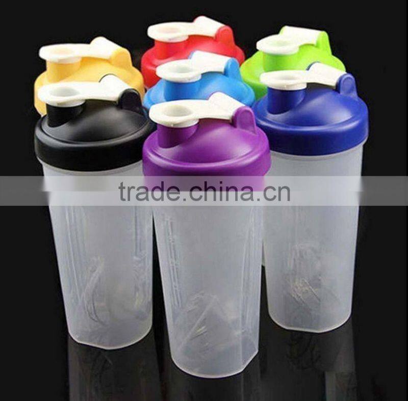 New model plastic sports bottle shaker bottle