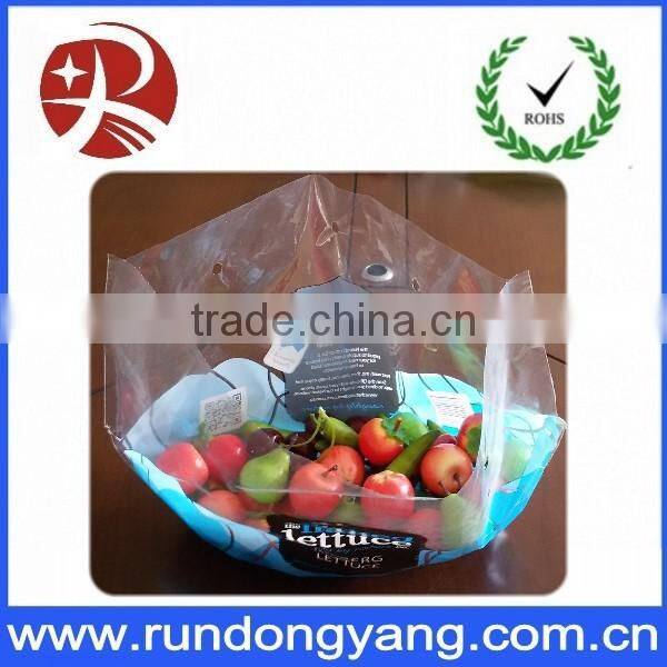 plastic fruit packing protection bag with air holes