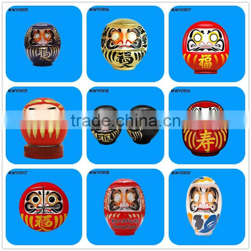 Red adorable daruma doll Resin Gift