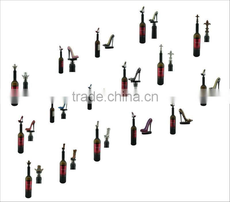 animal design with handle leather fabric wine bags