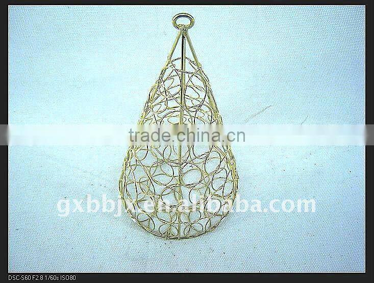 Gold iron wire decorative small ice cream craft
