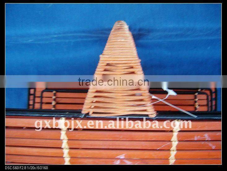 Bamboo woven hanging storage holder