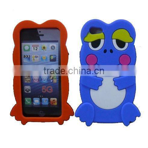 hot sale frog Silicone mobile phone cover