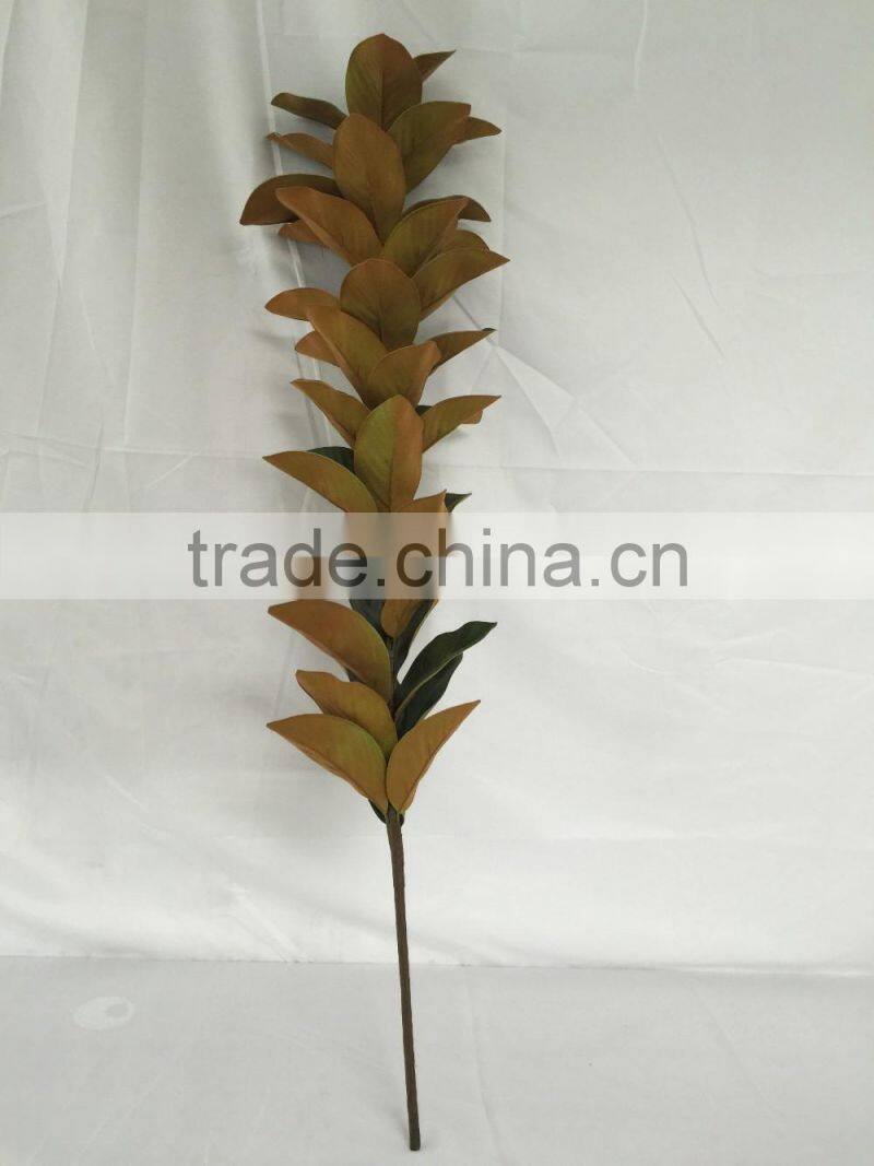 Top quality window display decorative artificial magnolia leaf garland