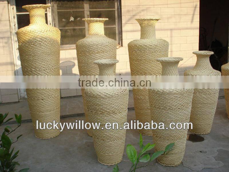 tall wicker flower vase flower baske